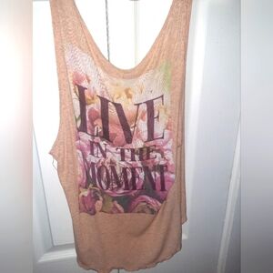 Backless Graphic Tank